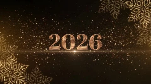 Ten Seconds Countdown Number 10 to 0 gold particles animation Effect cinematic Stock Footage 333909346