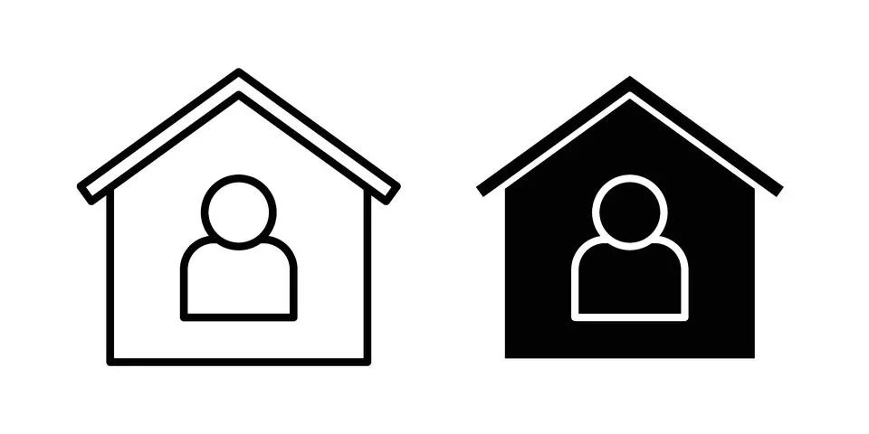 Tenant icon set, collection of vector icons Stock Illustration