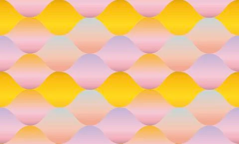 Tender color gradient concept geometry pattern. Illustrazione stock