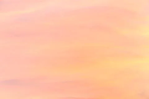 Tender colorful gradient of the sky at the cloudless sunrise Stock Photos