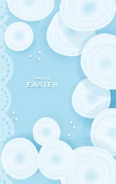 Tender easter background. Greeting card or banner. Have a good weekend. Sprin イラスト素材