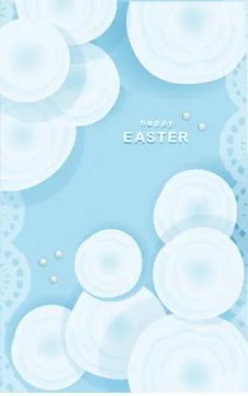 Tender easter background. Greeting card or banner. Have a good weekend. Sprin 库存插图