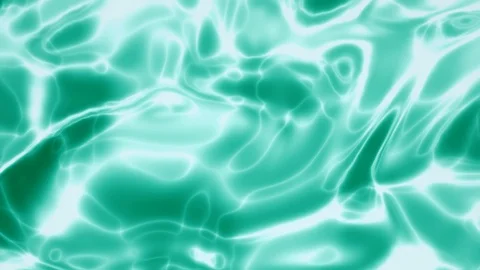 Tender green 3D Abstract Animated Background. Wavy texture Stock Footage 130062678