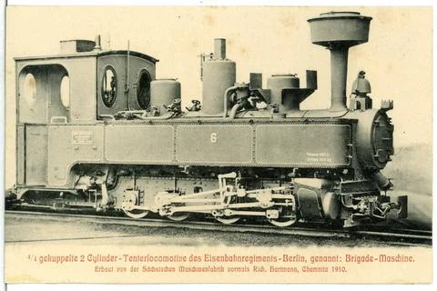 Tender Locomotive of the Railroad Regiment Berlin Berlin. Tender locomotiv... Stock Photos