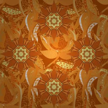 Tender seamless pattern with flowers. Vector floral illustration in vintage styl Stockillustratie