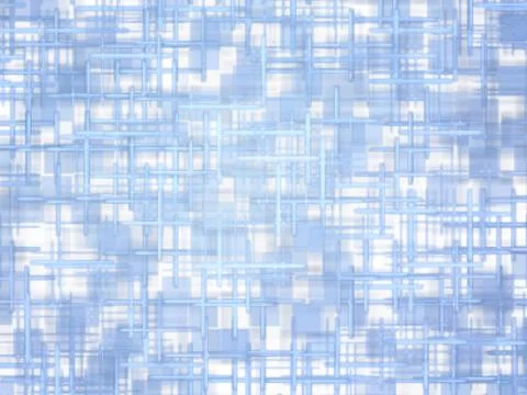 Tender turquoise grid and square shape pattern abstract background. Illustrazione stock