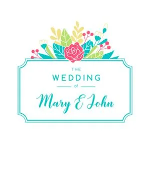 Tender wedding invitation background. Vector greeting card design, Stock Illustration