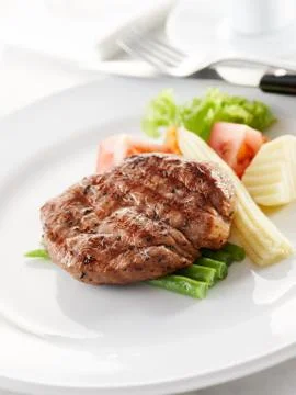 Tenderloin steak Stock Photos