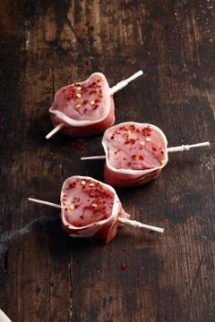Tenderloin steak of pork Stock Photos