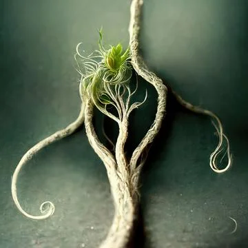 TENDRILS OF GROWTH 02 Stock Illustration