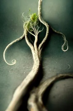 TENDRILS OF GROWTH Stock Illustration