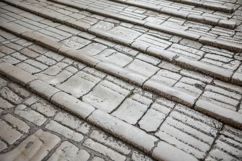 Tenelija Stone Steps Texture in Old Town Mostar Canon Photo Stock Photos