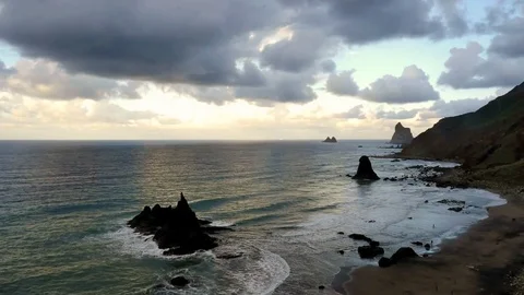 Tenerife, Benijo Stock Footage 70968509