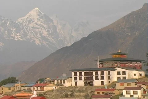Tengboche Monastery Stock Footage 268578