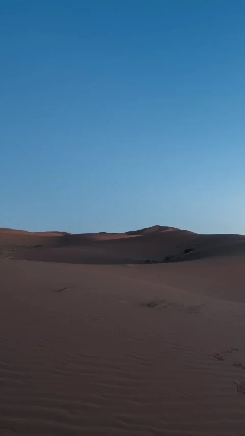 Tengger Desert Timelapse: Day to Night with Milky Way Stock Footage 345367084