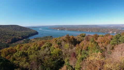 Tennessee River drone Stock Footage 165998804