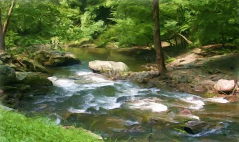 Tennessee River Stock Illustration