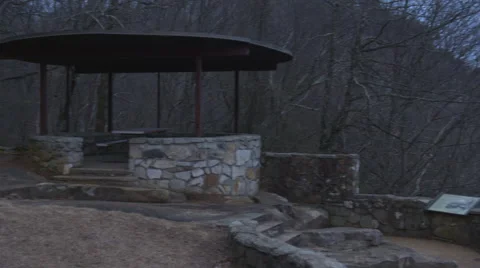 Tennessee River from mountain side Stock Footage 65425688