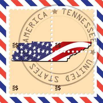 Tennessee stamp Stock-Illustration