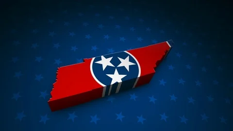 Tennessee State Election Background 06 Stockbeeldmateriaal 125350063