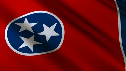 Tennessee State Flag Stock Footage 276105569