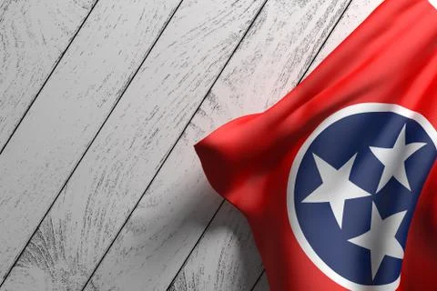 Tennessee State flag Illustrazione stock