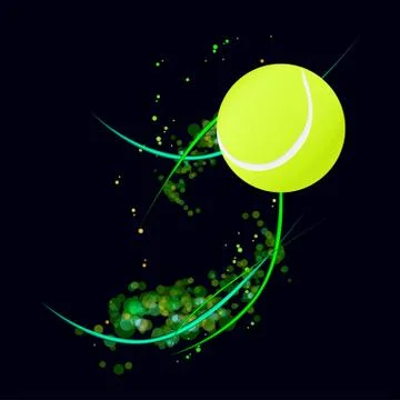 Tennis background Stock Illustration