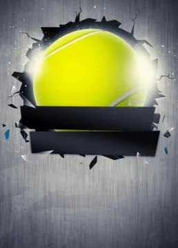 Tennis background Stock Illustration