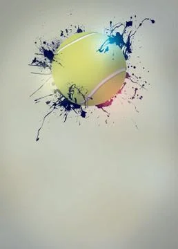 Tennis background Stock Illustration