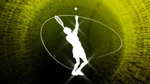 Tennis background, LOOP Stock Footage 492844