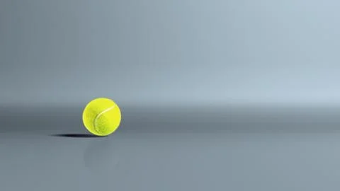 Tennis ball bouncing 스톡 일러스트