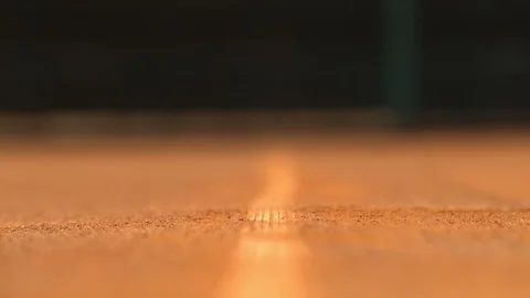 Tennis ball hitting the ground Stock Footage 86501609