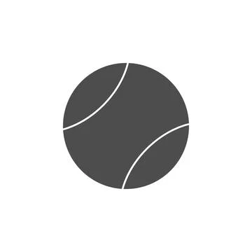 Tennis ball icon. Elements of web icon. Premium quality graphic design icon 스톡 일러스트