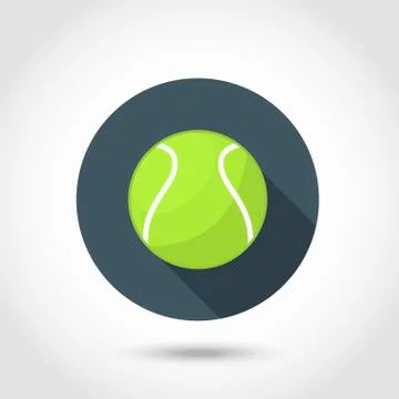 Tennis ball icon Stock Illustration