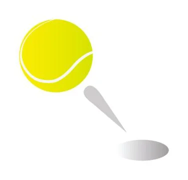 Tennis ball Stock Illustration