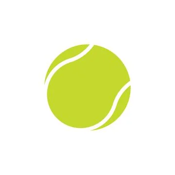 Tennis ball logo vector Stock-Illustration