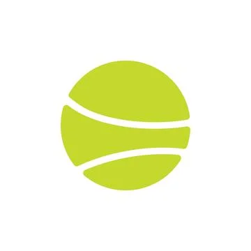 Tennis ball logo vector Stock-Illustration