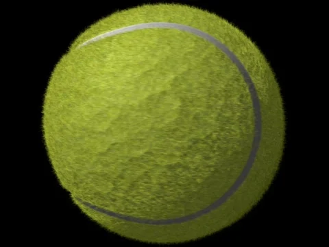 Tennis Ball Loop-5 Sec Y Rotate-D1 動画素材 502329