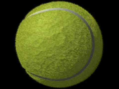 Tennis Ball Loop-5 Sec Y Rotate-Web 動画素材 517660