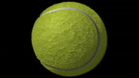 Tennis Ball Loop-5 Sec Y Rotate-1080p 動画素材 518095