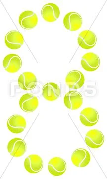 Tennis Ball Number 8