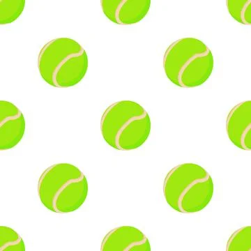 Tennis ball pattern seamless vector Illustrazione stock