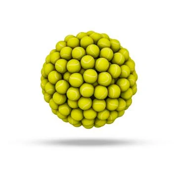 Tennis ball sphere Stock-Illustration
