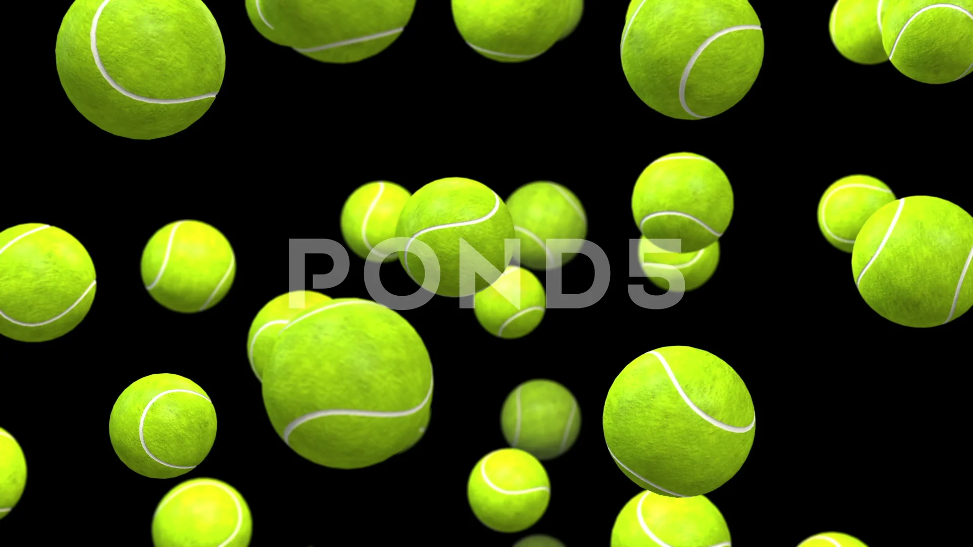 tennis ball sports particle loop animati... | Stock Video | Pond5