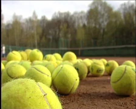 Tennis Balls Stock Footage 1066756