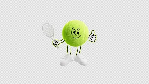 Tennis Character Thumbs Up 動画素材 341263240