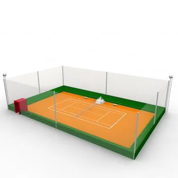 Tennis court 3D Model