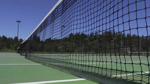 Tennis Court Stock Footage