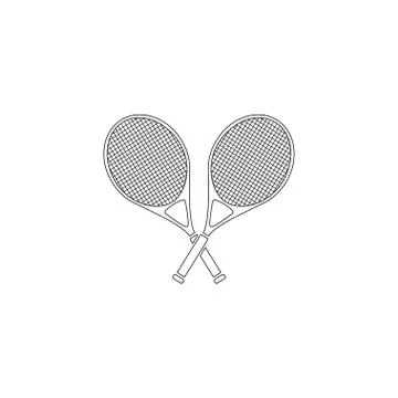 Tennis. flat vector icon Stock Illustration