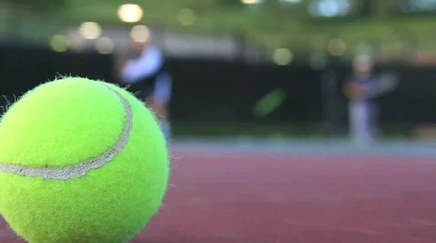 Tennis Game 2 Stock Footage